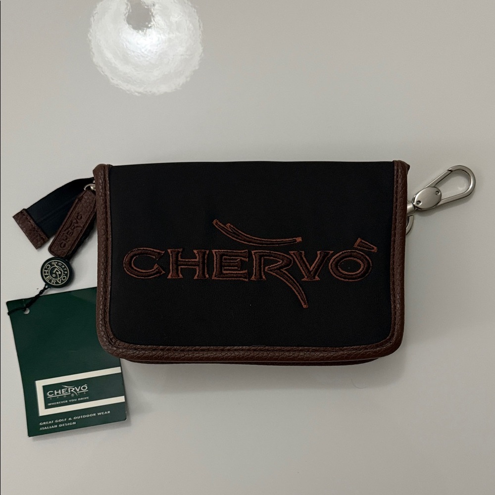 CHERVO Black and Brown Men's Wallet